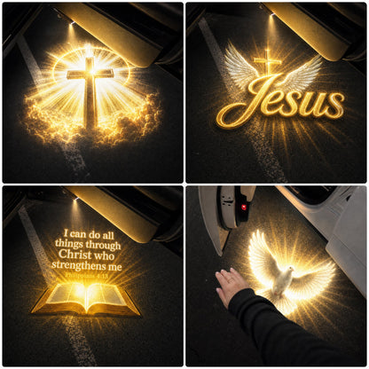 Grace Glow™ – Christian Car Door Projector Light